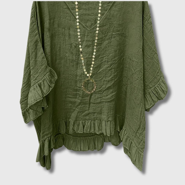 Limited Lightness Asymmetrical Blouse for Women