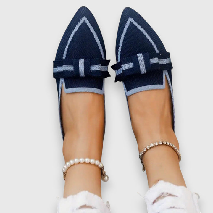 Elara – Women's Bow Slippers