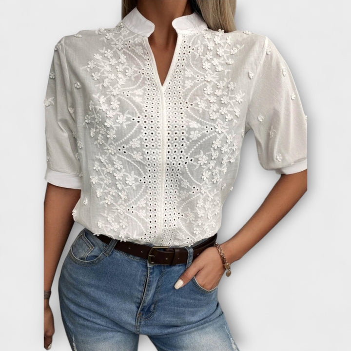 Élise - Blouse Mila avec broderie exquise