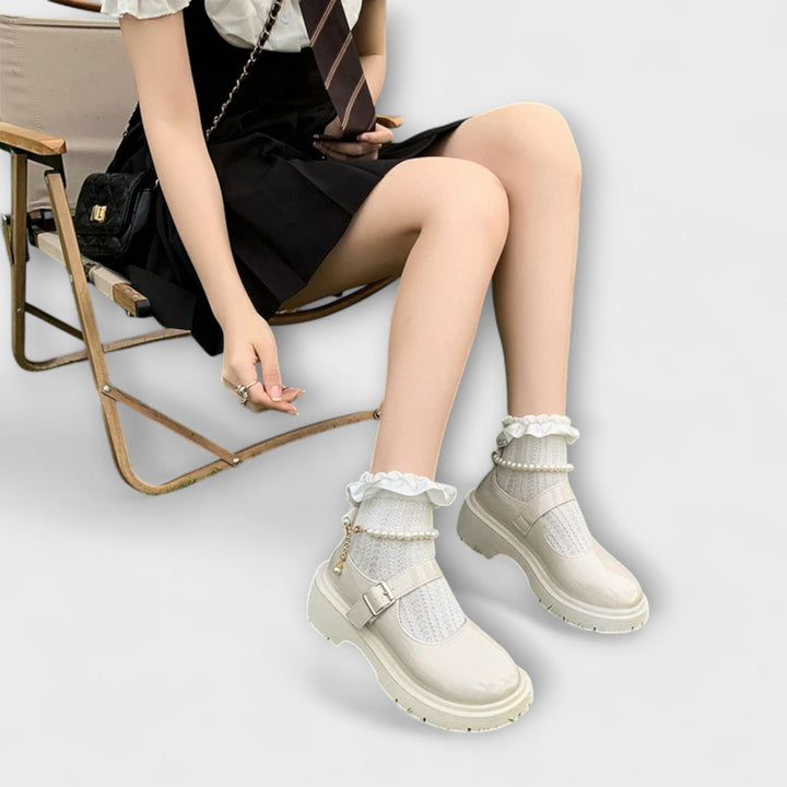 Almira – Chaussures Mary Jane en cuir de luxe pour femmes