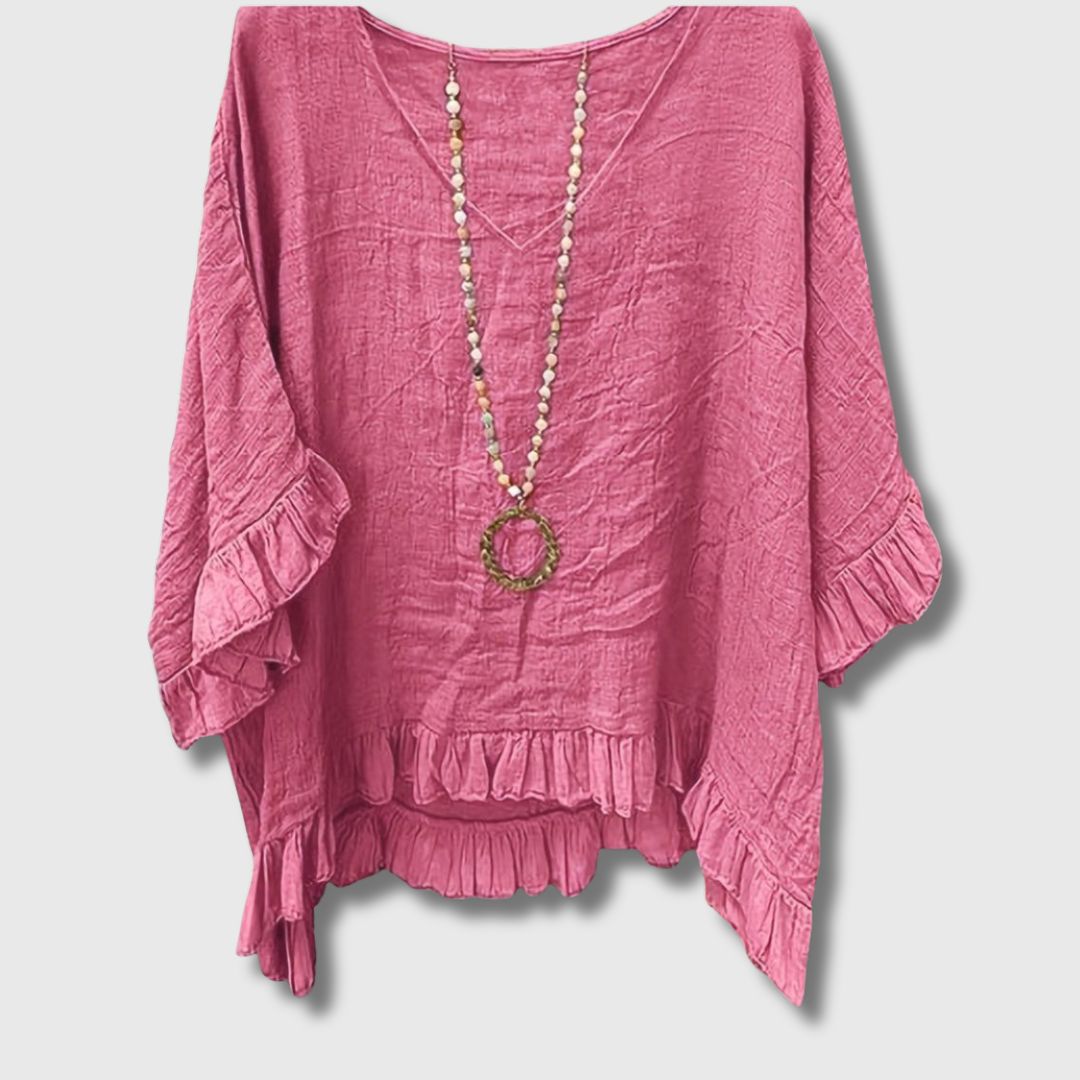 Limited Lightness Asymmetrical Blouse for Women