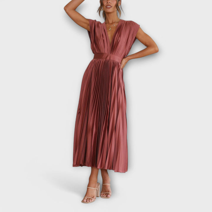 Maria - Robe plissée élégante