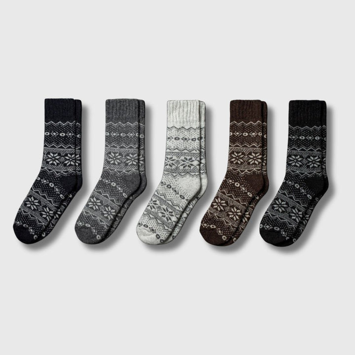 Solange - Chaussettes Hommes et Femmes Lot de 5 Paires | Collection Limitée