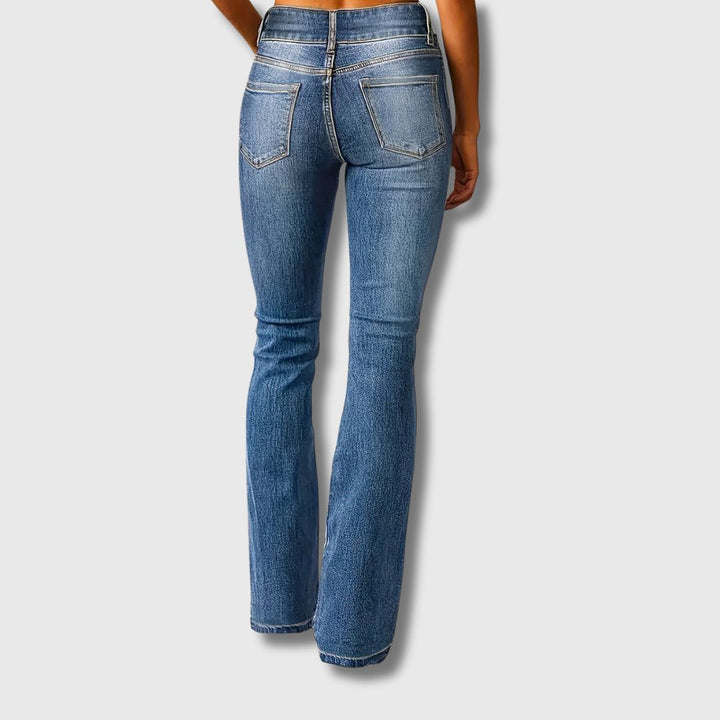 Lola - Jean Bootcut Femme Stretch | Édition Limitée