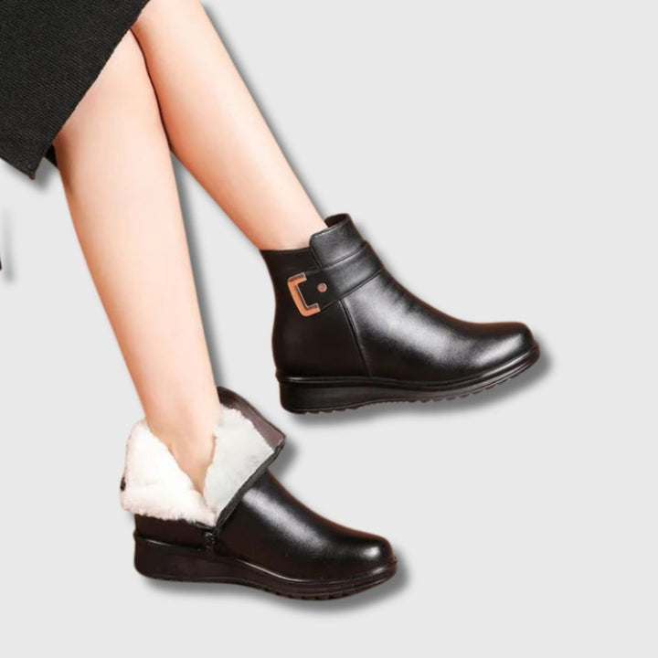 Elina - Femme Bottes avec Boucle Métallique | Édition Limitée