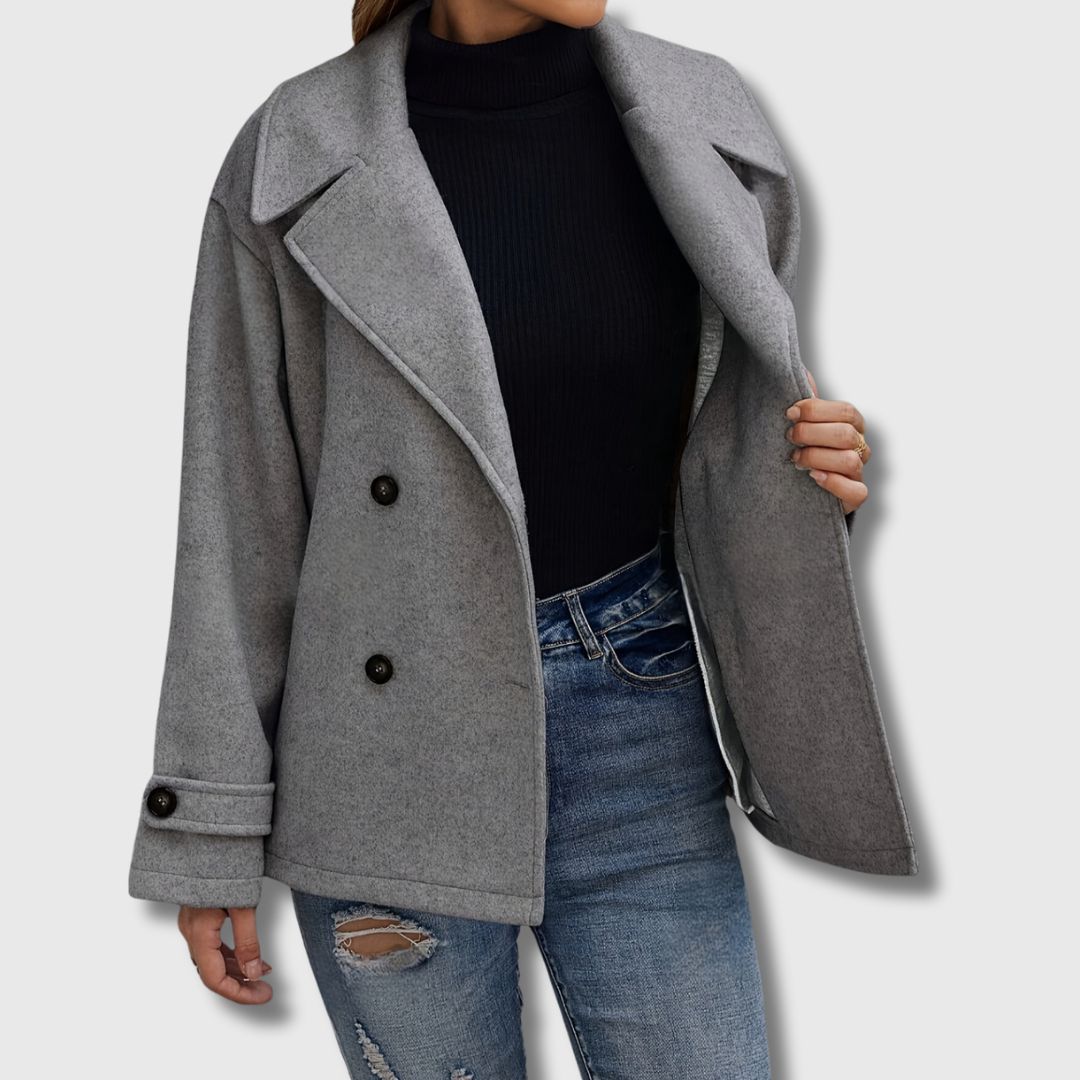 Angèle - Manteau à Double Boutonnage | Édition Limitée