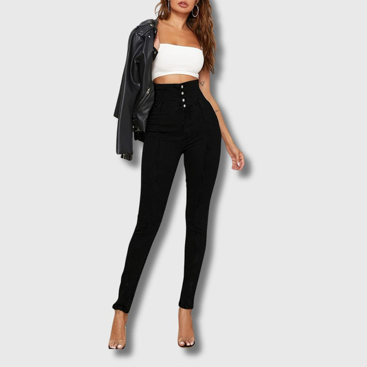 Angèle - Femme Pantalon Taille Haute | Édition Limitée