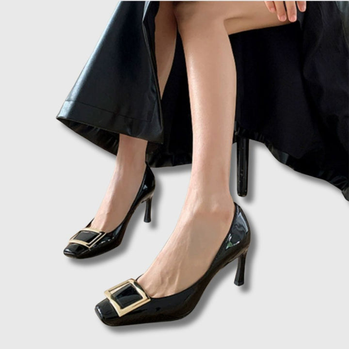 Teona™ | Sandales pour Femme à bout carré et talon moyen