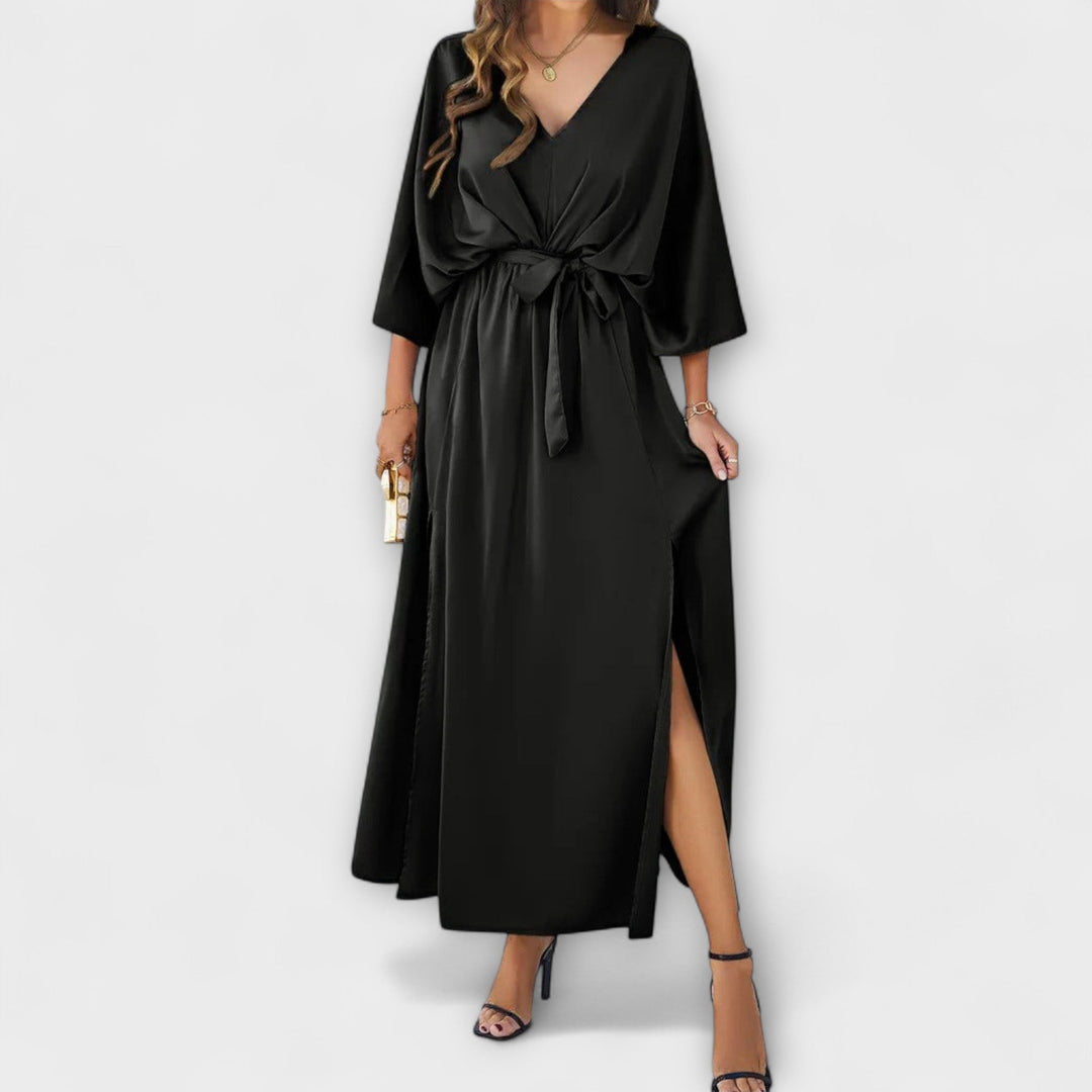 Sabrina - Robe maxi avec décolleté en V