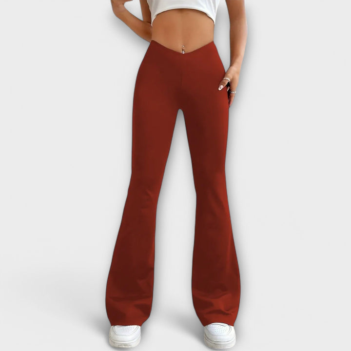 Serena - Pantalon ample avec jambe évasée