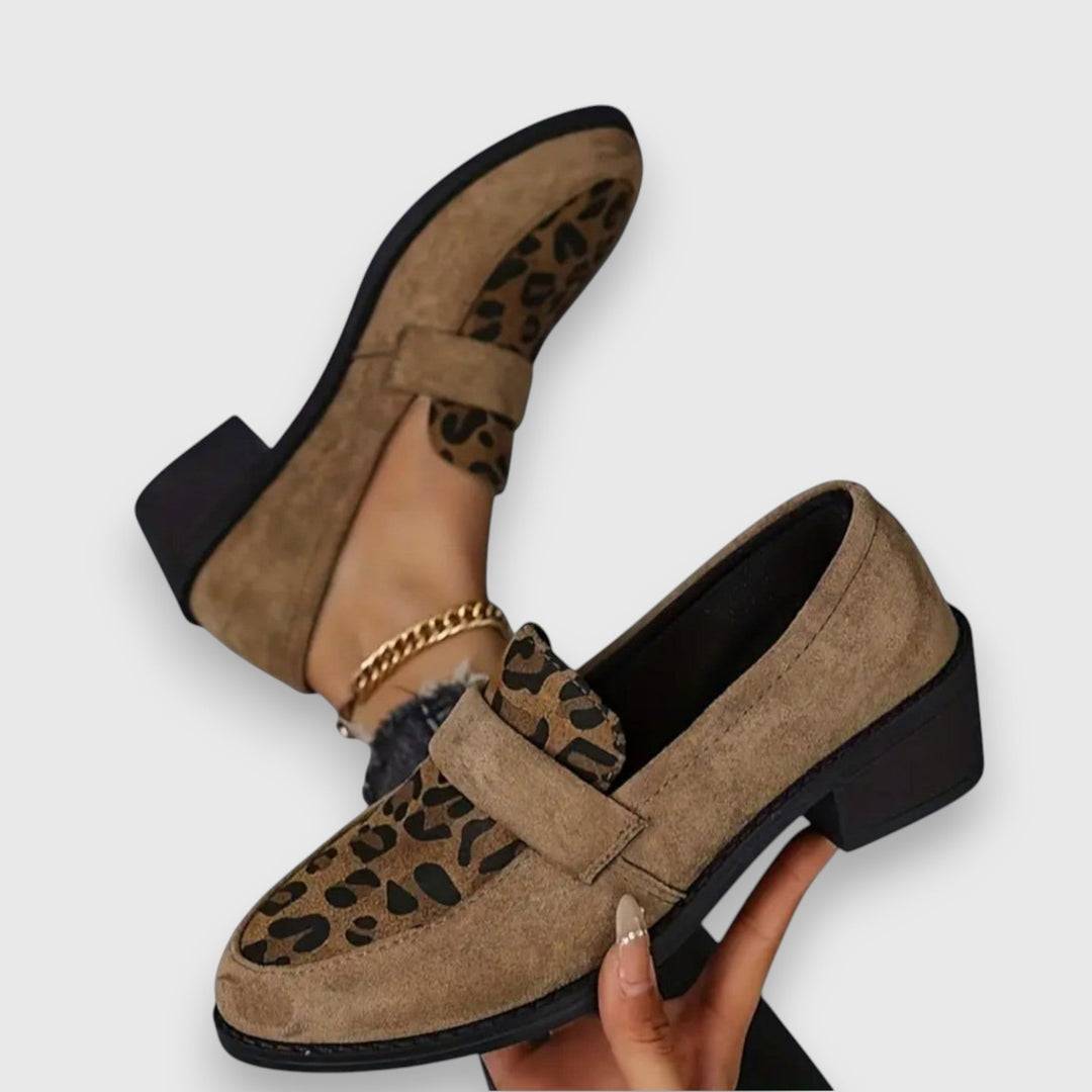 Amara – Mocassins Léopard pour femmes