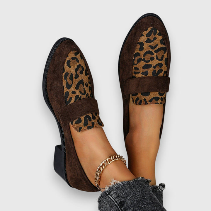 Amara – Mocassins Léopard pour femmes
