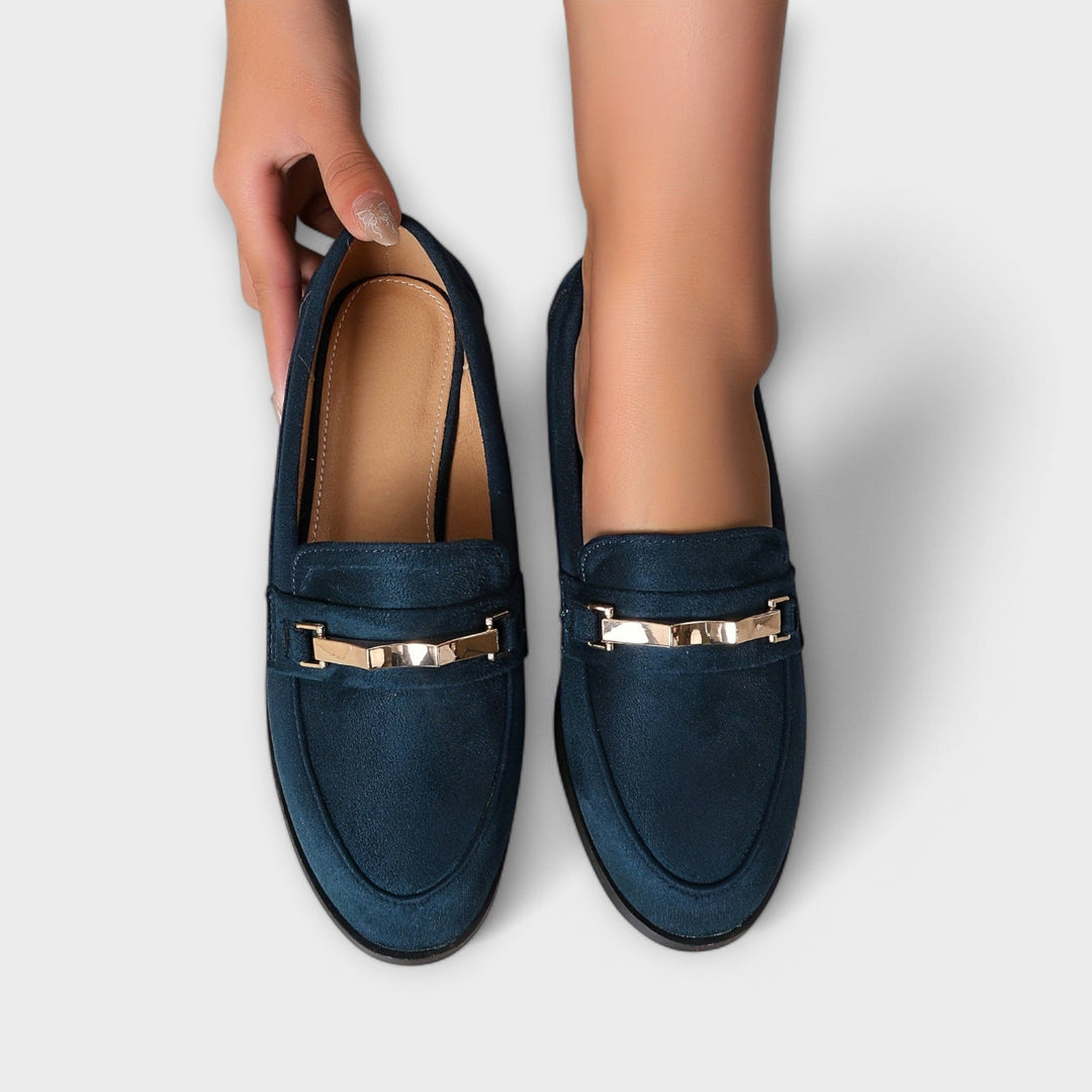 Alméa – Mocassins en flanelle pour femmes