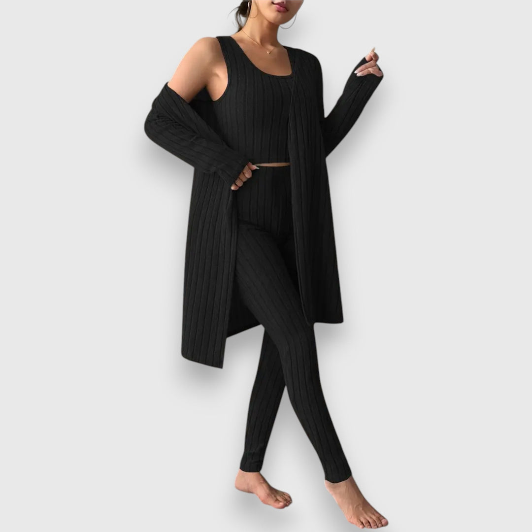 Gabriela – Ensemble de tricot 3 pièces