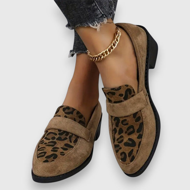 Amara – Mocassins Léopard pour femmes