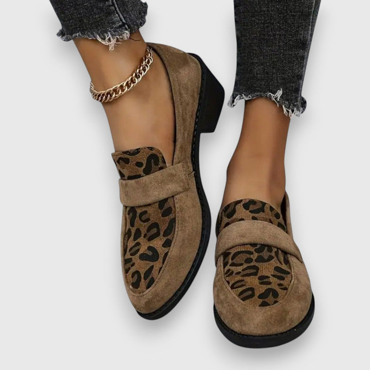 Amara – Mocassins Léopard pour femmes