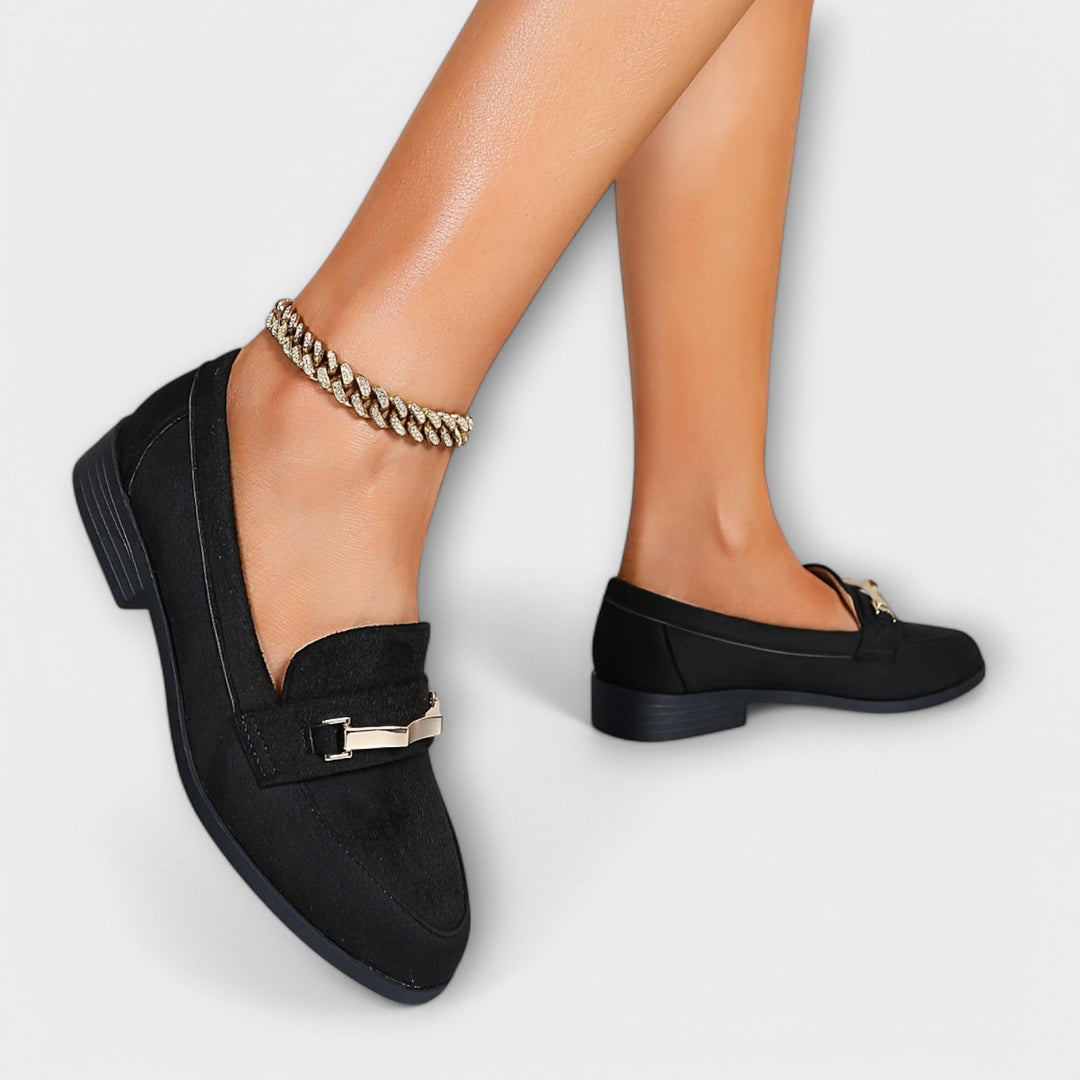 Alméa – Mocassins en flanelle pour femmes