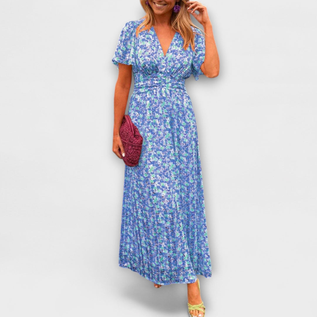 Elsie - Robe Classique à Col V